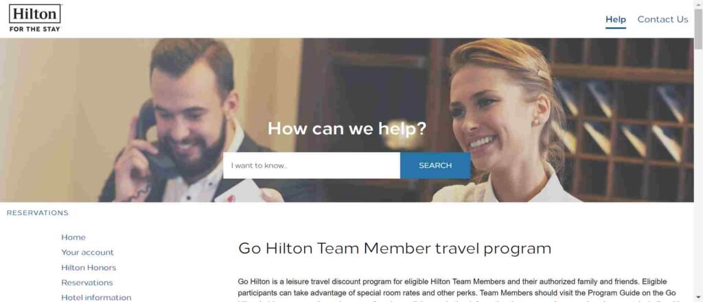 hilton team member travel