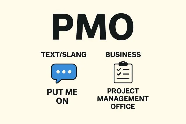 PMO Meaning: Slang, Text, and Business Explained (2025 Guide) PMO Meaning
