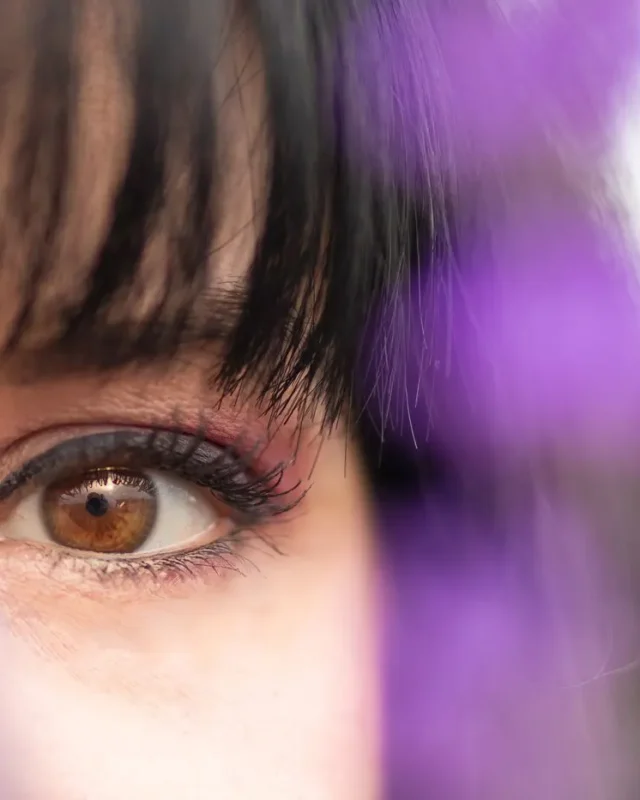 How rare are Purple Eyes?