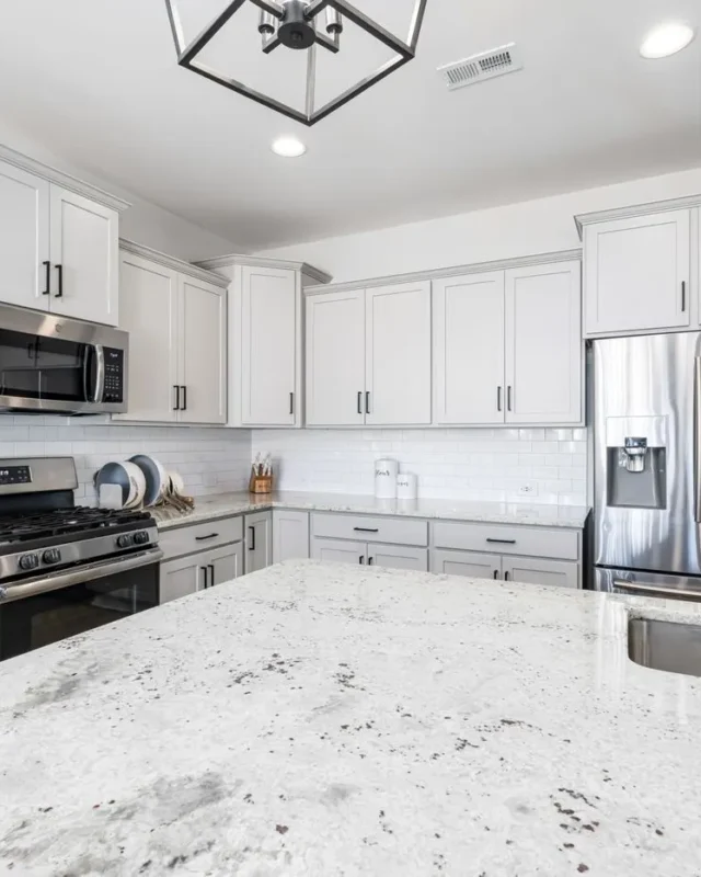 White Granite Kitchen Countertops